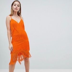 Asos Petite fringe dress